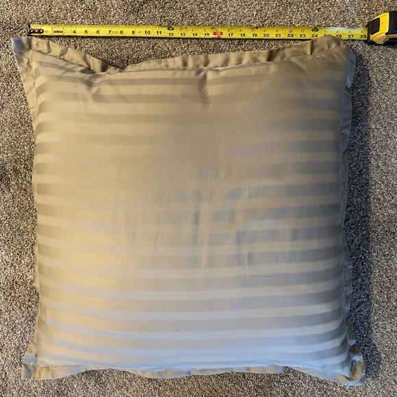 Other - Striped Beige Throw Pillowcases set of 3 large